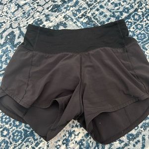 lululemon speed up shorts size 2